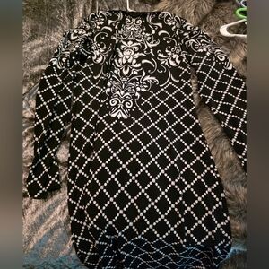 White House Black Market Classic Black Blouse